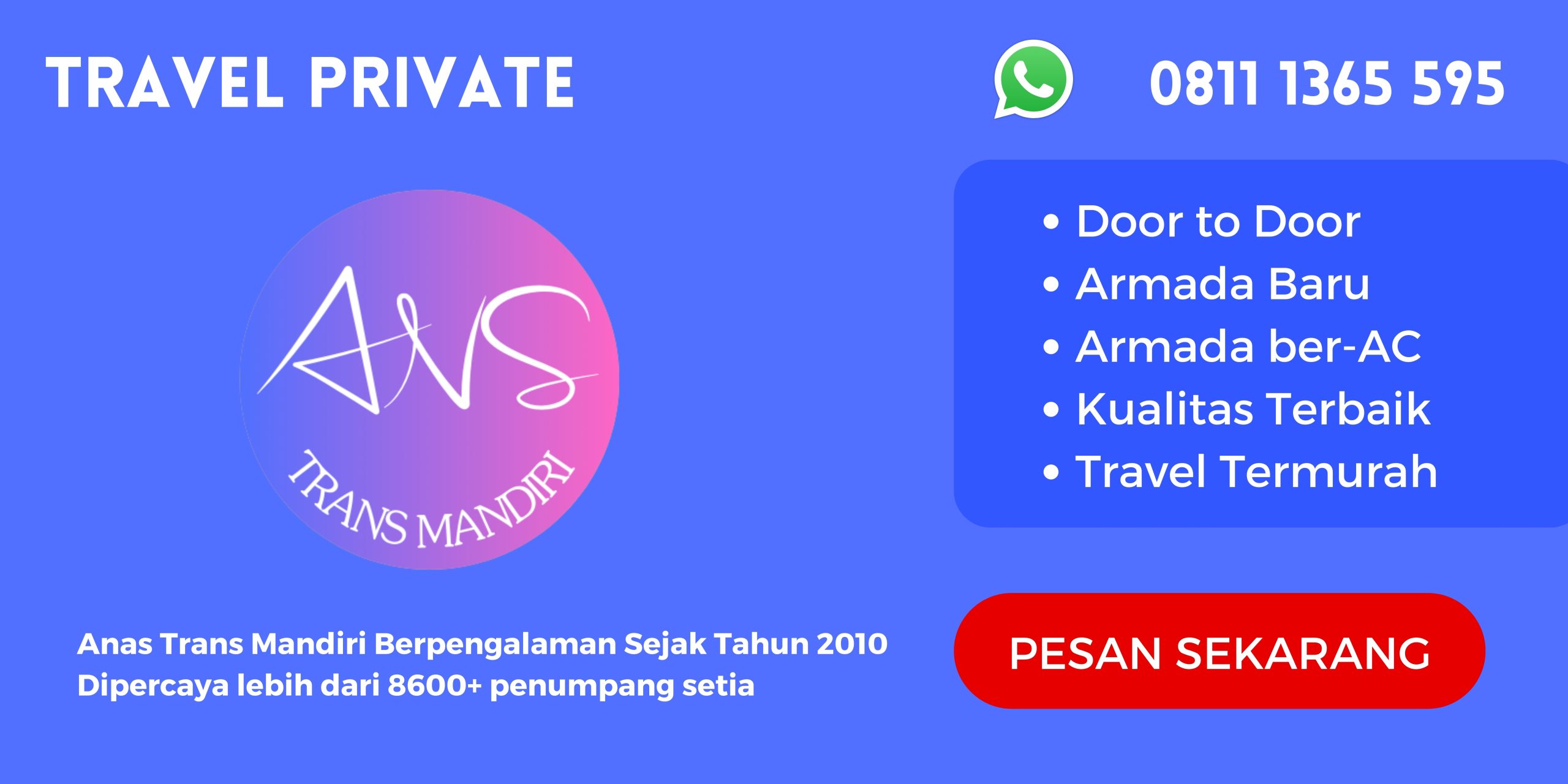 Travel Private - Banner Anas Trans Mandiri